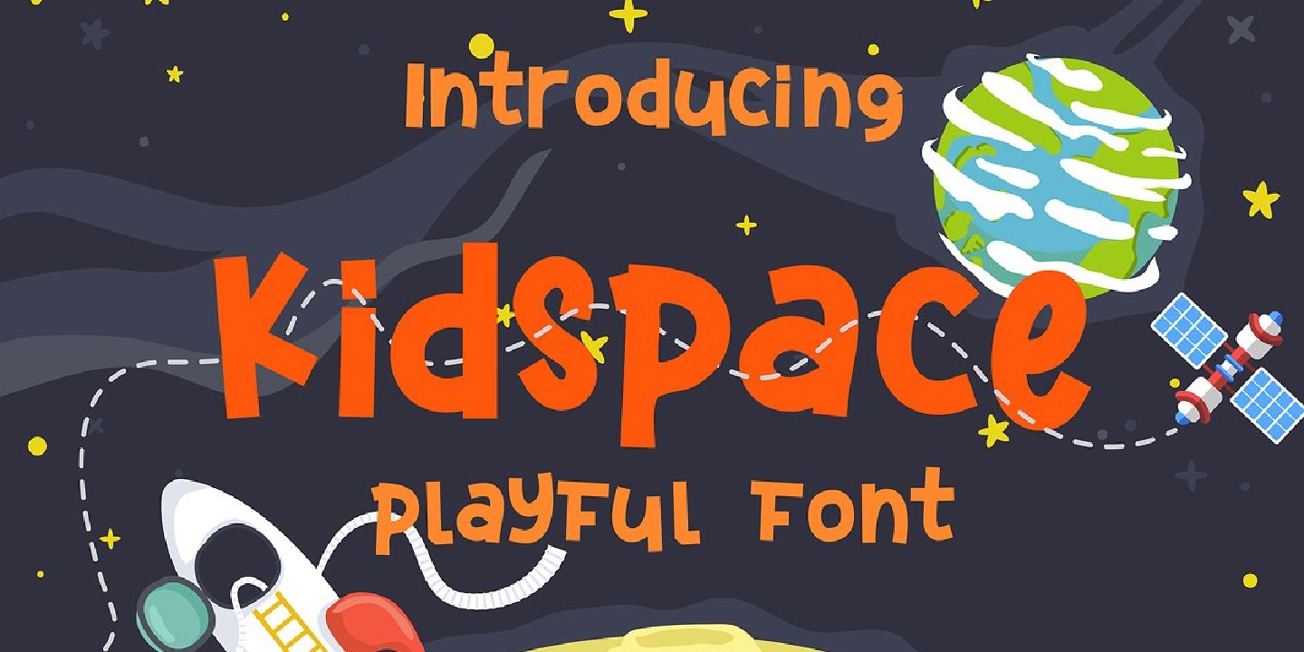 Przykładowa czcionka Kidspace #1